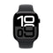 Apple Watch Series 10 - Smartwatch - Wifi - 46mm - Zwart Aluminium Case met Zwart Sportbandje M/L