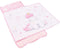 Fun House Eenhoorn - Slaapmat met kussen en deken - L.50 x B.38 x H.45 cm - Roze