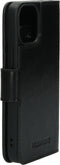 Mobiparts Excellent Wallet Case 2.0 - Flip cover - Echt leder - Zwart (iPhone 13 mini)