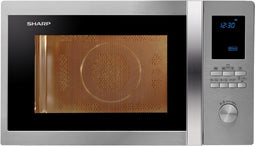 Sharp R-922STWE - Combimagnetron - 32 liter - 10 kookprogramma's