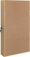 vidaXL - Sieradenkast - met - spiegel - wandgemonteerd - 37,5x10x67 - cm