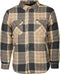 Life Line Jervis Padded Flannel Shirt Heren Beige Maat 3xl
