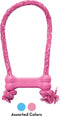 Kong Goodie Bone - Kauwbestendig rubber - Voor puppy's - Blauw/Roze (1 ST)