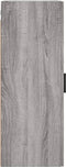 vidaXL - Hangkast - 34,5x34x90 - cm - grijs - sonoma - eikenkleurig