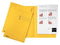 Esselte - Vouwmap esselte a4 manilla 180gr geel