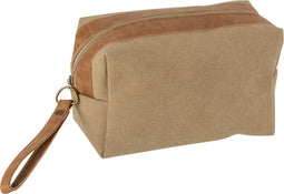 J-Line Toilet Zak Met Lus Textiel Beige/Bruin