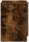 vidaXL - Nachtkastjes - 2 - st - met - 2 - lades - 40x36x50 - cm - gerookt - eikenkleurig