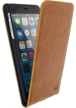 Mobilize MOB-MFCBR-IPH6P - Flip cover - Krasbestendig - Bruin