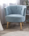 ODENZEN - Fauteuil - Blauw - Polyester