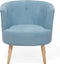 ODENZEN - Fauteuil - Blauw - Polyester