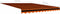 vidaXL - Luifeldoek - 350x250 - cm - canvas - oranje - en - bruin
