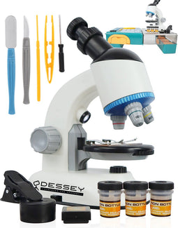 ODESSEY Microscoop - met Toolkit - 1200X Vergroting - Kinderen - Junior - Microscope - Julius
