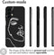 iMoshion Hoesje Geschikt voor Samsung Galaxy A04s / A13 (5G) Hoesje Siliconen - iMoshion Design hoesje - Transparant / Line Art Woman Black