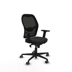 Piqueras y Crespo 2D036G0 - Gaming stoel - Hoogteverstelbaar met armleuning - Zwart