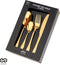 Infinity Goods Bestekset - 24-Delig - Goud - RVS - 6 Persoons (24 stuks)