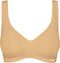 sloggi Zero Feel - Dames Bralette - Gewelfde V-hals - Cognac - Maat L