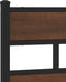vidaXL - Bedframe - met - hoofdbord - en - voetbord - zonder - matras - 137x190 - cm