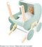 Janod Zen - Houten Poppenwagen - Voor Poppen Tot 42 Cm - Inclusief Deken en Kussen