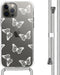 iMoshion Hoesje Geschikt voor iPhone 12 / 12 Pro Hoesje Met Koord - iMoshion Design Hoesje met Koord - Transparant / Butterfly