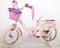 Volare Ashley Kinderfiets - Meisjes - 14 inch - Roze - 95% afgemonteerd