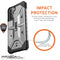 Urban Armor Gear Pathfinder - Back Cover - Optimale bescherming - Zilver