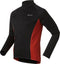 Odlo Bike standup collarWARM fietsshirt lange mouwen zwart met rood heren