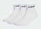 adidas Sportswear Think Linear Enkelsokken 3 Paar - Unisex - Wit- 43-45