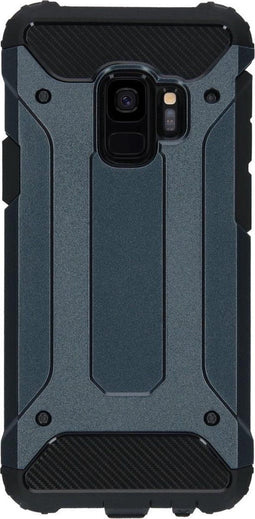 iMoshion Hoesje Geschikt voor Samsung Galaxy S9 Hoesje - iMoshion Rugged Xtreme Backcover - Donkerblauw