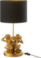 J-Line lamp Aap 3Delen -polyresin - goud
