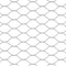 vidaXL - Hexagon - Tuinafscheiding - Grijs - 0,4x100 - m - Staal