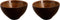 Palmer Schaal Cecil 15 cm 60 cl Bruin Stoneware 2 stuk(s)