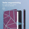 imoshion E-reader Hoesje - Geschikt voor Kobo Sage - Design Slim Hard Case Sleepcover Bookcase met stand - Bordeaux Graphic