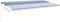 vidaXL - Luifel - handmatig - uittrekbaar - met - LED - 600x350 - cm - blauw - en - wit