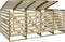vidaXL - Containerberging - vierdubbel - 240 - L - geïmpregneerd - grenenhout