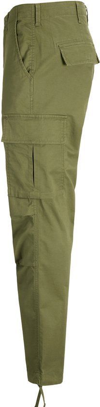 JACK&JONES JWHACE TUCKER CARGO - Carrot fit broek - Mid rise - Zijzakken