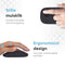 Trendfield Draadloze Muis - Oplaadbare Ergonomische Muis met Stille Klik - Bluetooth - Zwart