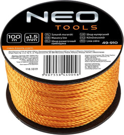 Neo tools metsel koord 49-910 lengte van 100 m