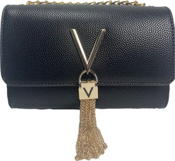 Valentino Bags Divina - Schoudertas met franje sluiting - Zwart