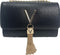 Valentino Bags Divina - Schoudertas met franje sluiting - Zwart