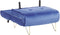 Beliani VESTFOLD - Slaapbank 1-zit - Blauw - Fluweel