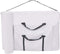 vidaXL - Massagetafel- - en - krukset - inklapbaar - 3 - zones - 10 - cm - dik - wit
