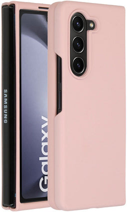 Accezz Samsung Galaxy Z Fold 5 - Liquid Silicone Backcover - Schokabsorberend - Roze