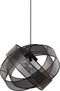 WOOOD Exclusive Arie Hanglamp - Zwart - 40x50x50