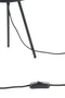 Light & Living Tafellamp Tomek - Zwart - Ø25cm - Modern - Cadeau - Cadeautje - Cadeautjes - Cadeau vrouw - Cadeau man - Cadeau voor haar - Cadeau voor hem - Kado - Kado man - Kado vrouw