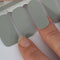 LAUED Nagelstickers - Nail Wraps - 16 Extreem Dunne Nagellak Stickers - Manicure Nail Art Folie - Morning Fog