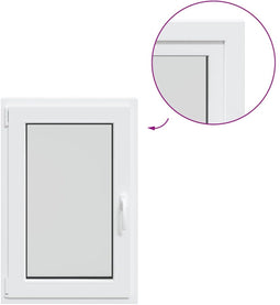 vidaXL - Kelderraam - "RISOR" - 60x100 - cm - draai-kiep - DIN - links - wit