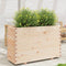 vidaXL - Plantenbak - 110x40x72,5 - cm - massief - grenenhout