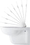 Duravit D-Code - WC-Zitting - Softclose - Wit 359x442x50 mm