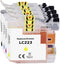 Renkforce RF-5655920 - Inktcartridge - Compatibel met Brother LC-223 - Zwart Cyaan Magenta Geel
