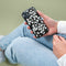 iPhone 11 Hoesje Siliconen - iMoshion Design hoesje - Wit / Zwart / White Flowers